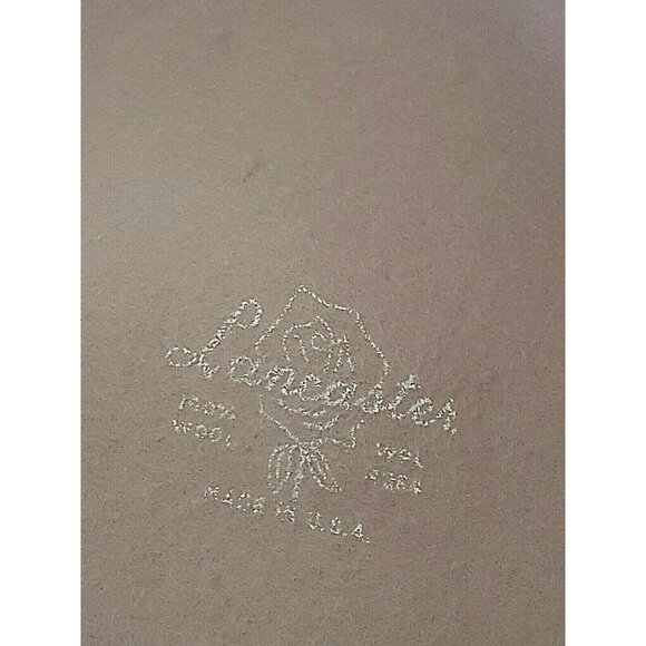 Lancaster Vintage 100% Wool Hat Women Made in USA Beige Woman - Picture 6 of 12